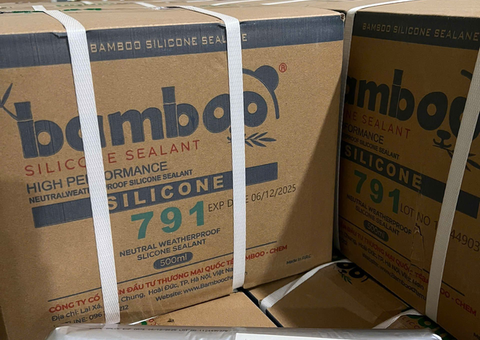 Keo thời tiết Bamboo 791 Keo silicone chịu thời tiết lý tưởng cho công trình kính cao tầng sẵn hàng  - 4/5