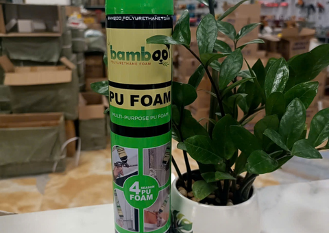 Keo bọt nở Bamboo PU Foam dạng vòi, bịt kín các khe hở - 3/5