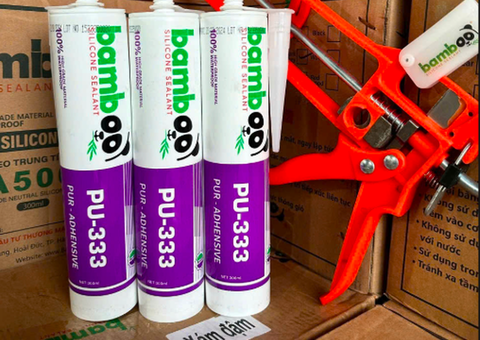 Keo ép góc Bamboo PU 333 giải pháp cho khung cửa nhôm kính - 1/4