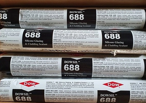 Keo dán silicone dowsil 688 chống thấm tuyệt đối cho mọ công trình - 1/6