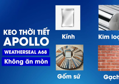 Apollo Weatherseal A68 – Keo silicone một thành phần, bền bỉ trong mọi điều kiện khí hậu - 3/4