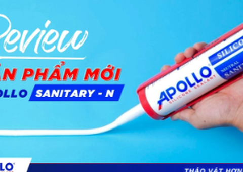 Keo Apollo Sanitary N – Giải pháp kín nước, sạch nấm mốc cho không gian ẩm ướt! - 1/4