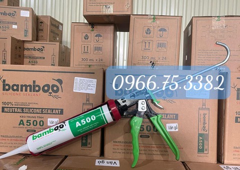 Keo Silicone A500 Bamboo – Lựa chọn số 1 cho thợ nhôm kính! - 1/5
