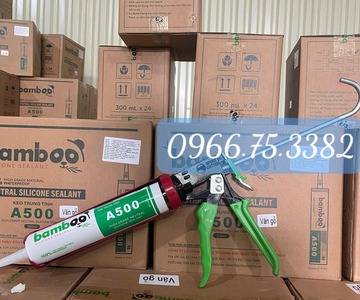 Keo Silicone A500 Bamboo – Lựa chọn số 1 cho thợ nhôm kính!