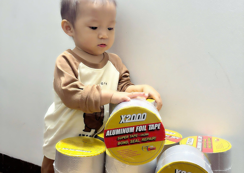 Băng keo chống thấm X2000 cuộn 10cm x 5m sẵn kho - 1/5