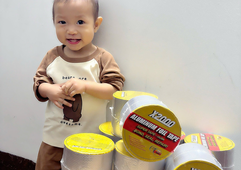 Băng keo chống thấm X2000 cuộn 10cm x 5m sẵn kho - 4/5