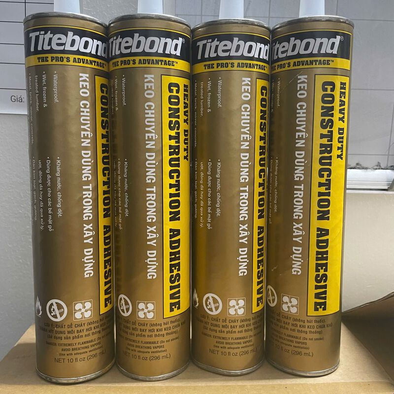 Sỉ lẻ keo dán Titebond xây dựng - Keo đa năng Titebond Heavy Duty (keo vàng) - 4/6