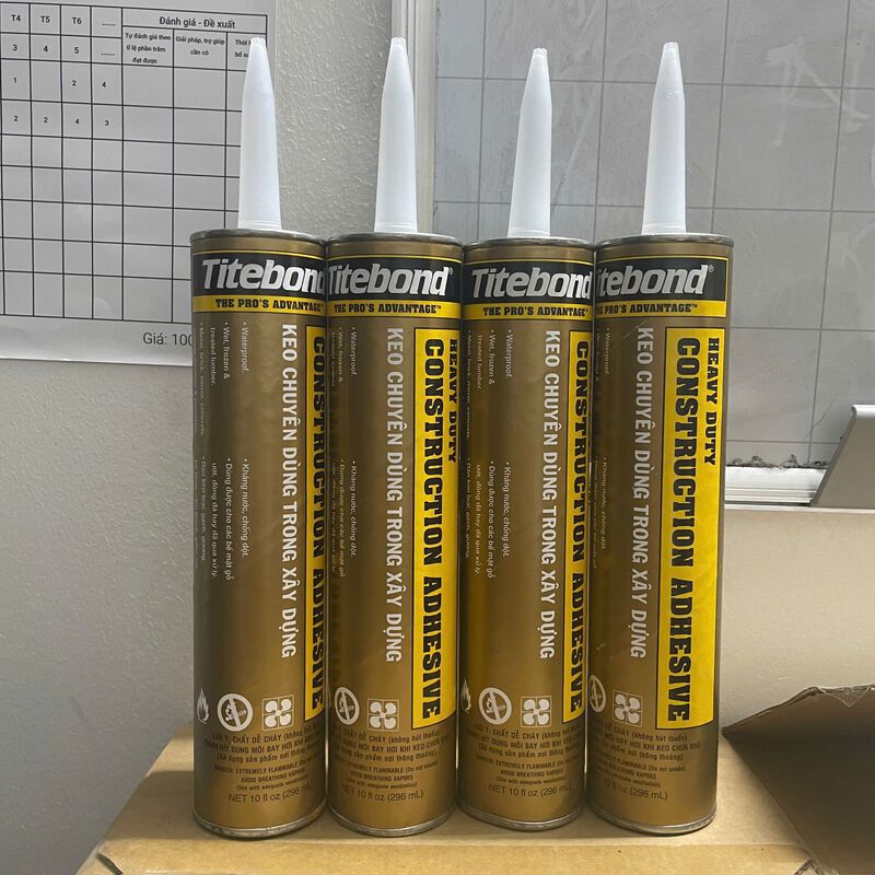 Sỉ lẻ keo dán Titebond xây dựng - Keo đa năng Titebond Heavy Duty (keo vàng) - 6/6