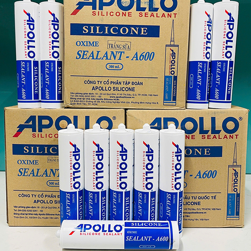 KEO SILICONE APOLLO A600 – CHÍNH HÃNG, GIÁ TỐT, SẴN HÀNG TẠ KHO SỐ LƯỢNG LỚN - 4/5