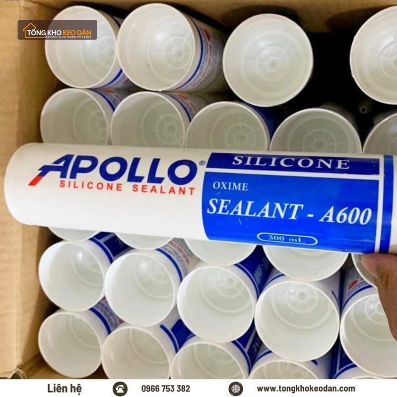 Chuyên cung cấp sỉ lẻ keo Keo Apollo Silicone A600 toàn quốc - 2/5
