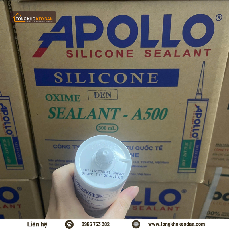 Phân phối sỉ lẻ Keo Apollo Silicone A500 giá tốt toàn quốc - 3/5