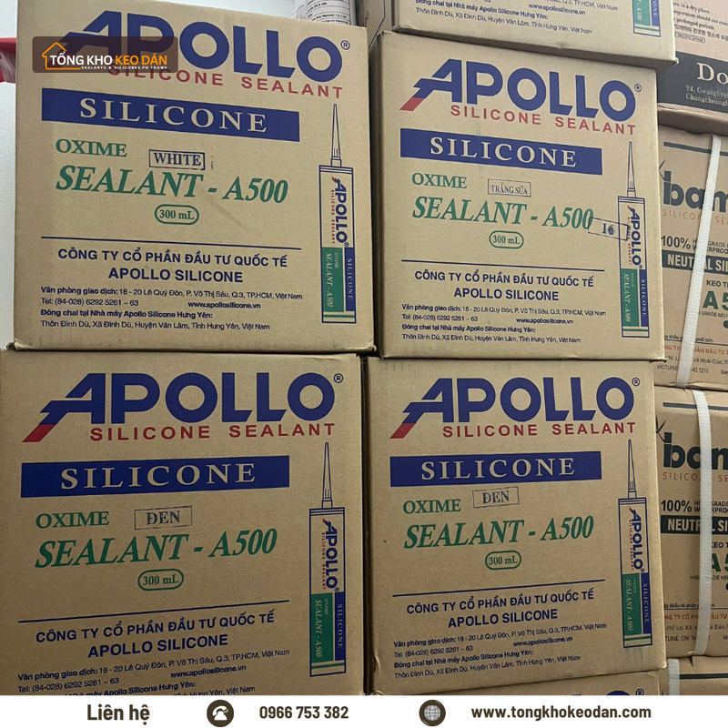 Phân phối sỉ lẻ Keo Apollo Silicone A500 giá tốt toàn quốc - 5/5