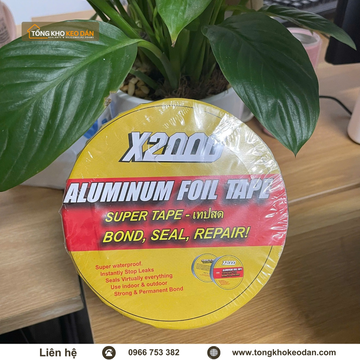 Băng keo chống thấm X2000 cuộn 5cmx5m hàng sẵn giá tốt