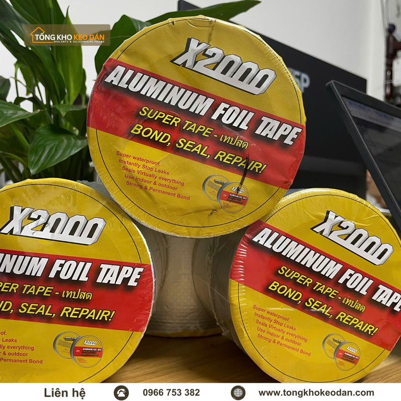 Băng keo chống thấm X2000 cuộn 5cmx5m hàng sẵn giá tốt - 2/4