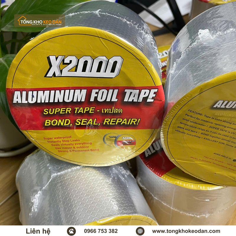 Băng keo chống thấm X2000 cuộn 5cmx5m hàng sẵn giá tốt - 4/4