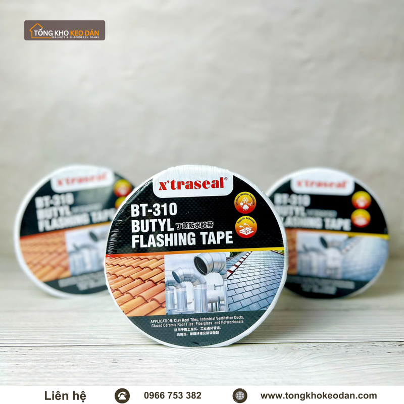 Chuyên cung cấp băng keo chống dột Butyl X’traseal BT-310 5cm x 10m - 1/4