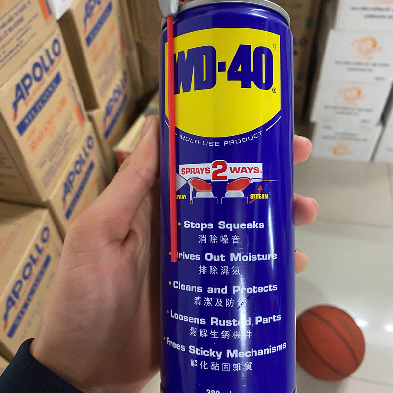 Chai xịt chống rỉ sét bôi trơn WD-40 412ml chính hãng - 2/5