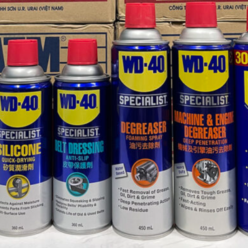 Chai xịt chống rỉ sét bôi trơn WD-40 412ml chính hãng - 4/5