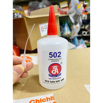 RAO BÁN KEO 502 NHÃN HIỆU LÔ GÔ ĐỨC ANH 80% GLUE – DÁN NHANH, BÁM CHẮC