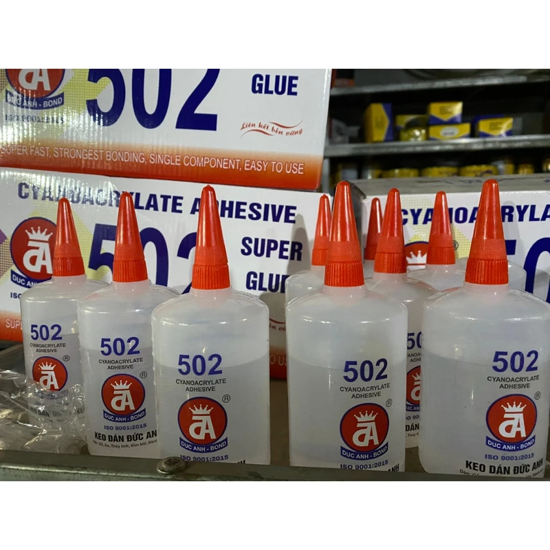RAO BÁN KEO 502 NHÃN HIỆU LÔ GÔ ĐỨC ANH 80% GLUE – DÁN NHANH, BÁM CHẮC - 2/4