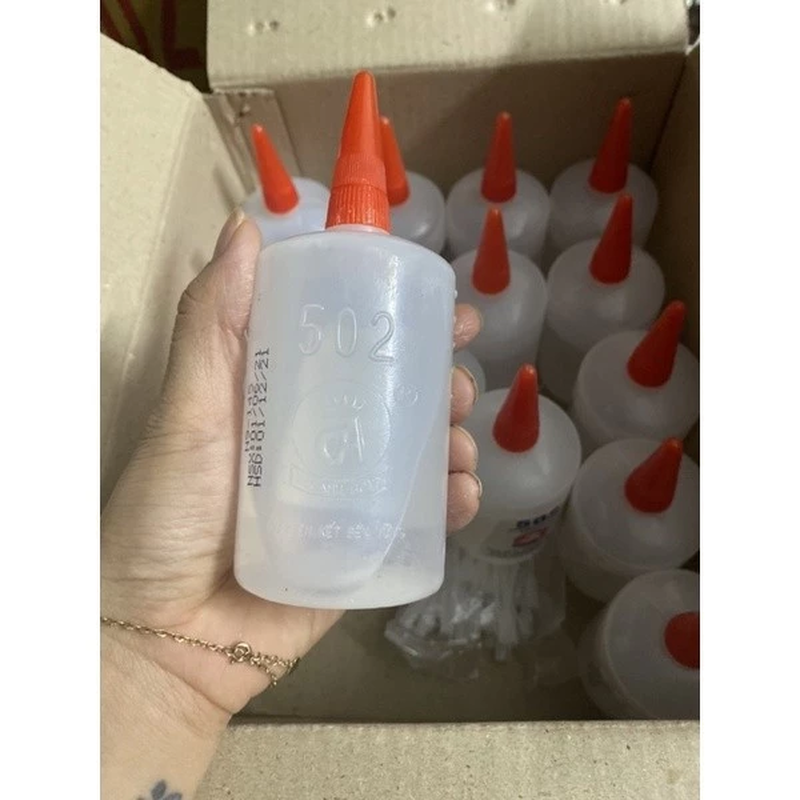 RAO BÁN KEO 502 NHÃN HIỆU LÔ GÔ ĐỨC ANH 80% GLUE – DÁN NHANH, BÁM CHẮC - 3/4