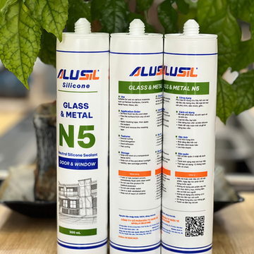 KEO ALUSIL N5 GLASS & METAL – SILICONE TRUNG TÍNH CAO CẤP