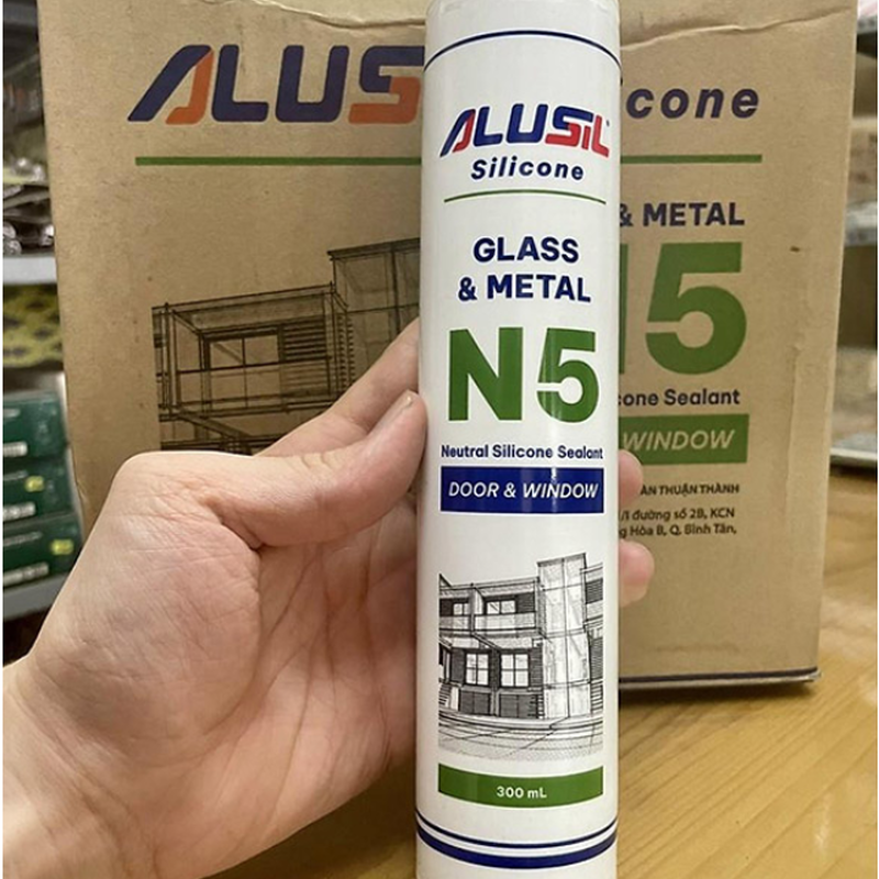 KEO ALUSIL N5 GLASS & METAL – SILICONE TRUNG TÍNH CAO CẤP - 2/4