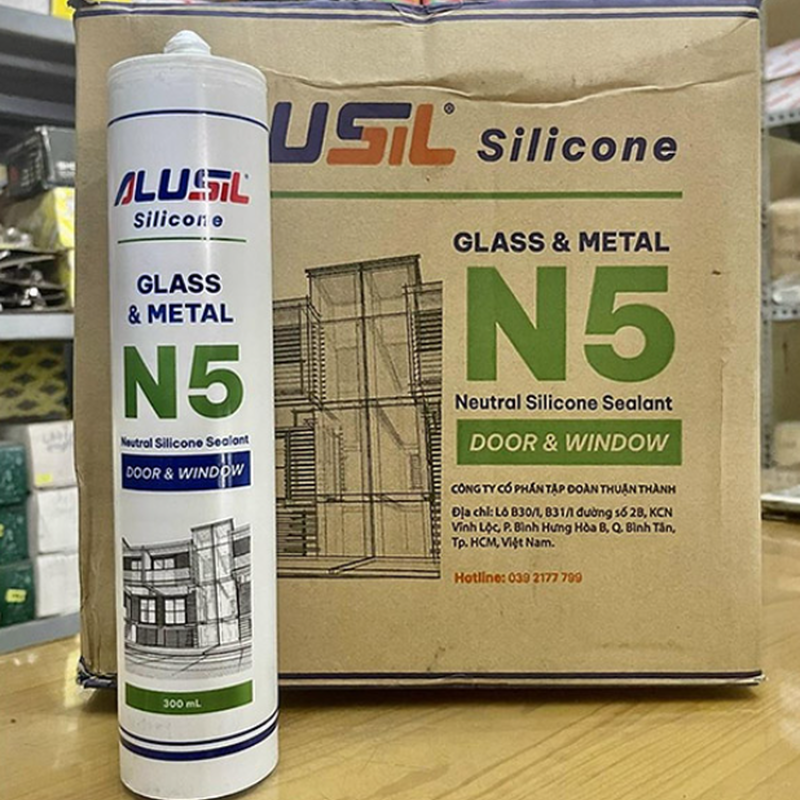 KEO ALUSIL N5 GLASS & METAL – SILICONE TRUNG TÍNH CAO CẤP - 4/4
